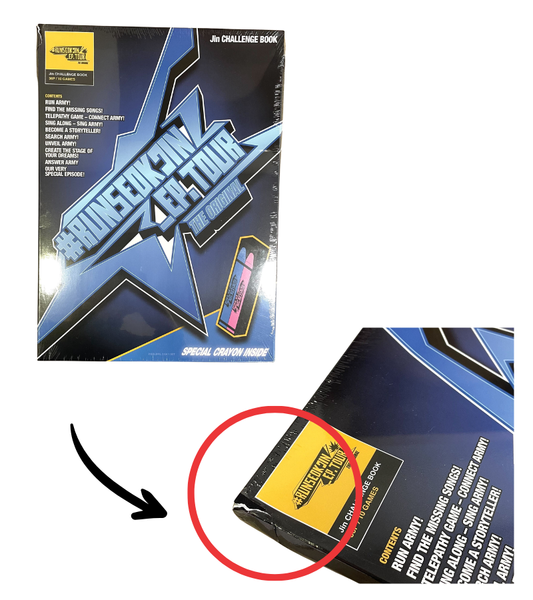 [Damaged] BTS JIN - #RUNSEOKJIN_EP.TOUR IN GOYANG CHALLENGE BOOK