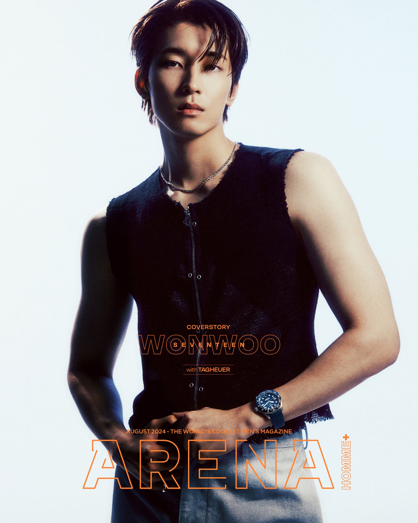 SEVENTEEN WONWOO - ARENA HOMME MAGAZINE 2024 AUGUST ISSUE