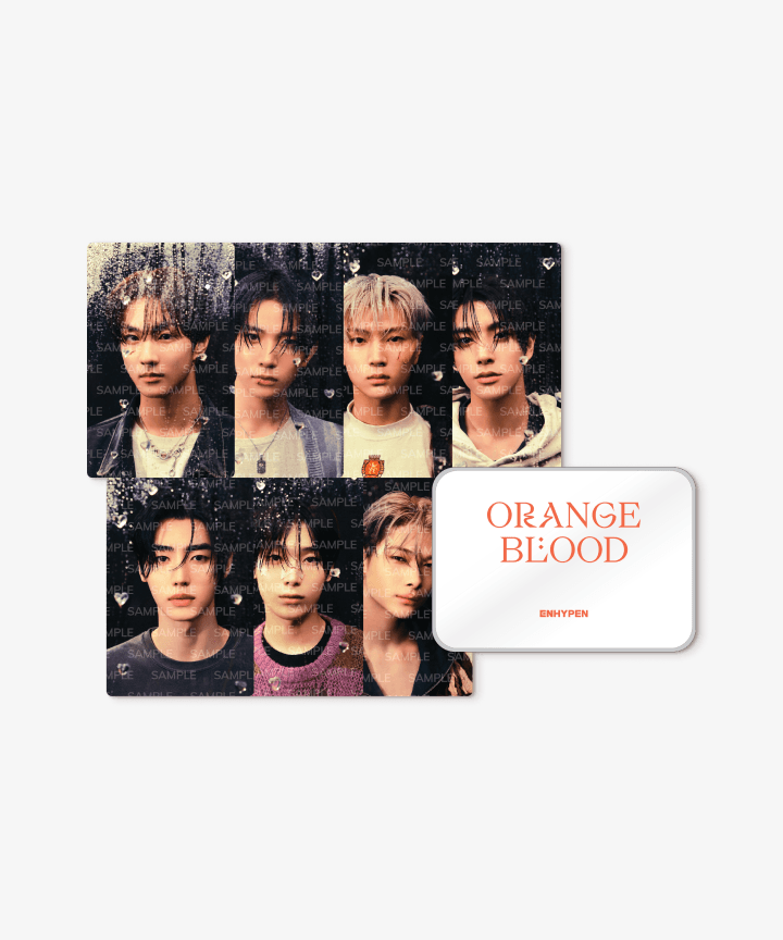 Enhypen - Photo Card & Tin Case SET [Orange Blood Official MD]