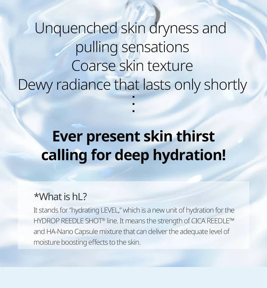 VT COSMETICS HYDROP REEDLE SHOT 100hL 2 STEP MASK
