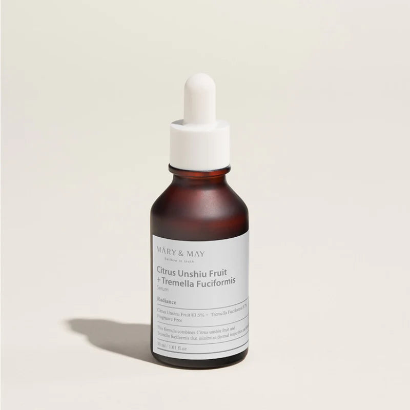 [Mary&May] Citrus Unshiu+Tremella Fuciformis Serum - 30ml