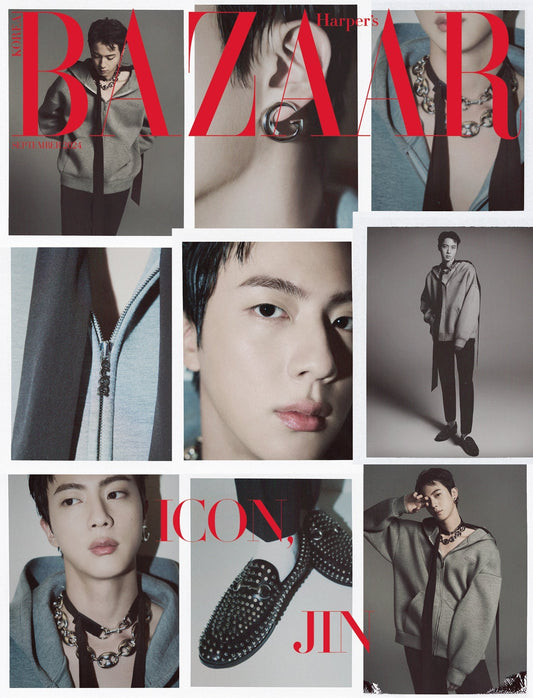 BTS JIN - BAZAAR MAGAZINE 2024 SEPTEMBER ISSUE