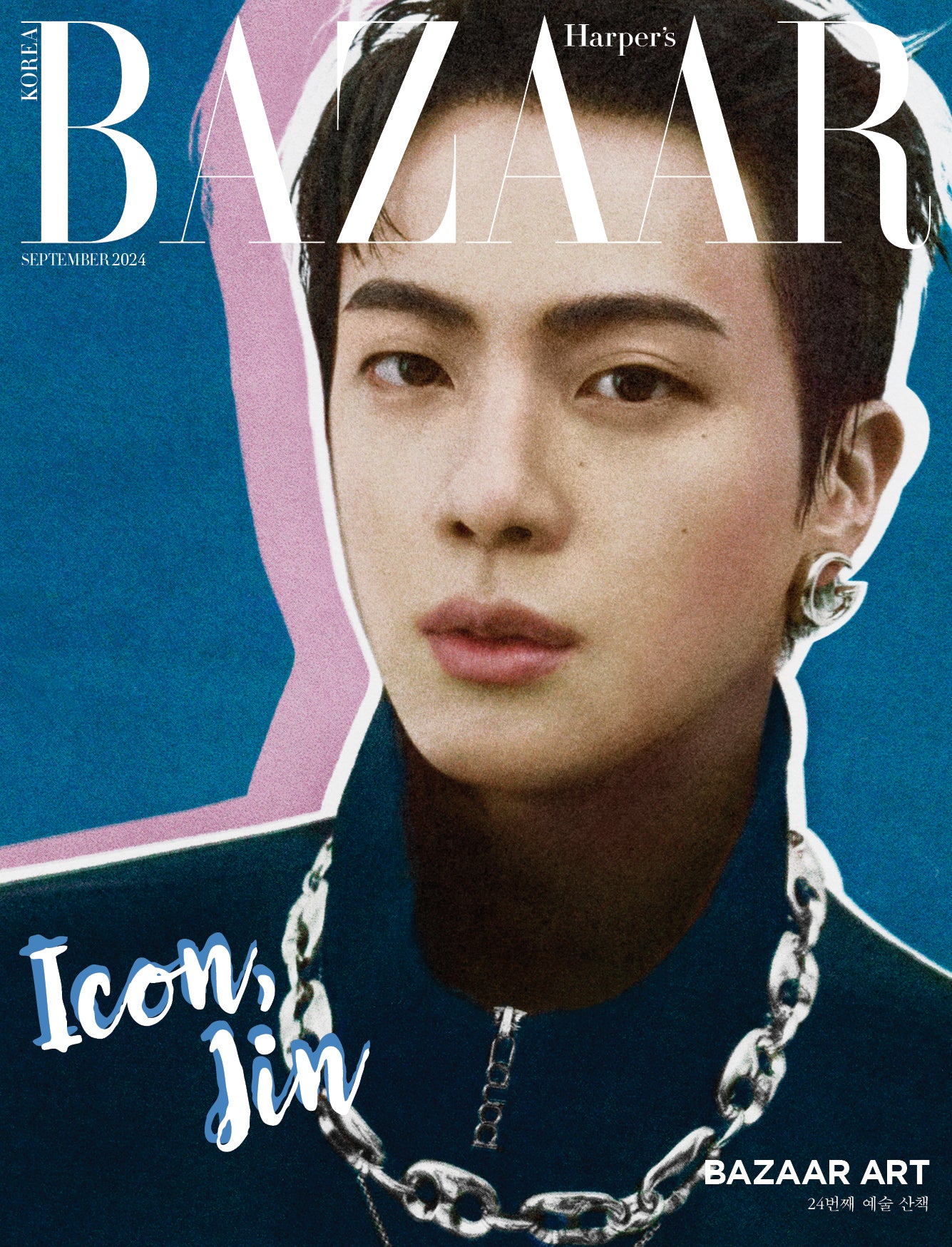 BTS JIN - BAZAAR MAGAZINE 2024 SEPTEMBER ISSUE