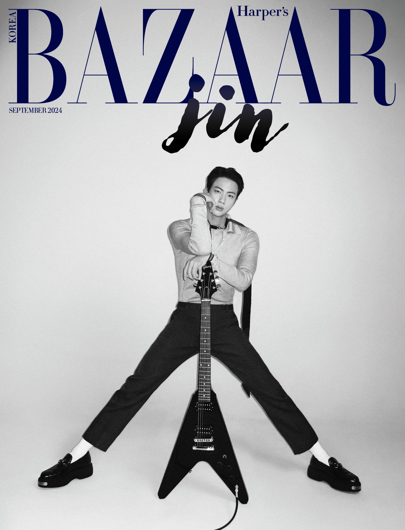 BTS JIN - BAZAAR MAGAZINE 2024 SEPTEMBER ISSUE