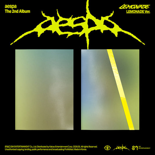 [Pre-Order] AESPA - LEMONADE 2ND ALBUM LEMONADE VER