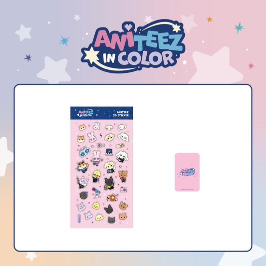[Pre-Order] ATEEZ - ANITEEZ IN COLOR POP UP OFFICIAL MD ANITEEZ 3D STICKER