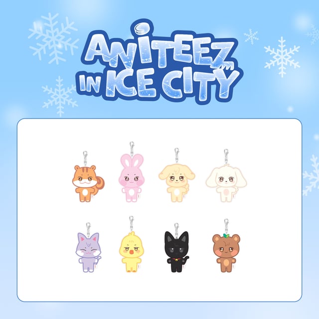 [Pre-Order] ATEEZ - ANITEEZ IN ICE CITY 2ND OFFICIAL MD DOLL KEYRING