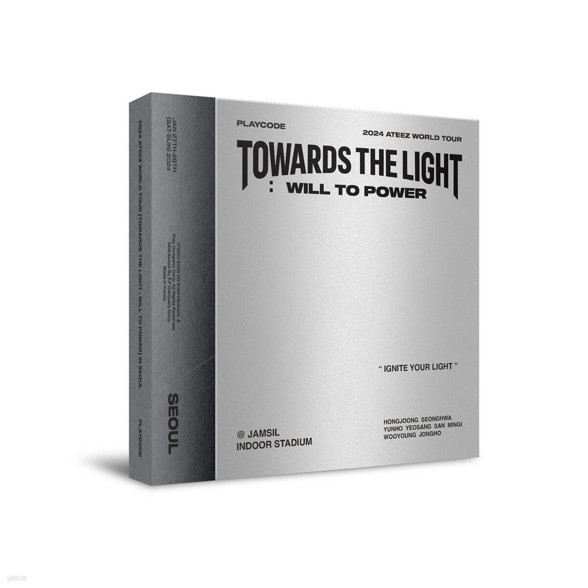 ATEEZ - TOWARDS THE LIGHT : WILL TO POWER IN SEOUL 2024 WORLD TOUR PLAYCODE
