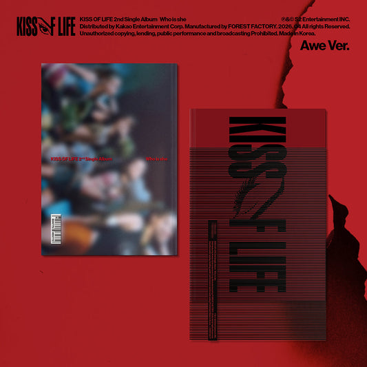 [Pre-Order] KISS OF LIFE - WHO IS SHE 2ND SINGLE ALBUM AWE VER