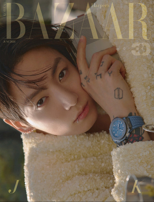 BTS JUNG KOOK - BAZAAR MAGAZINE 2026 JUNE ISSUE