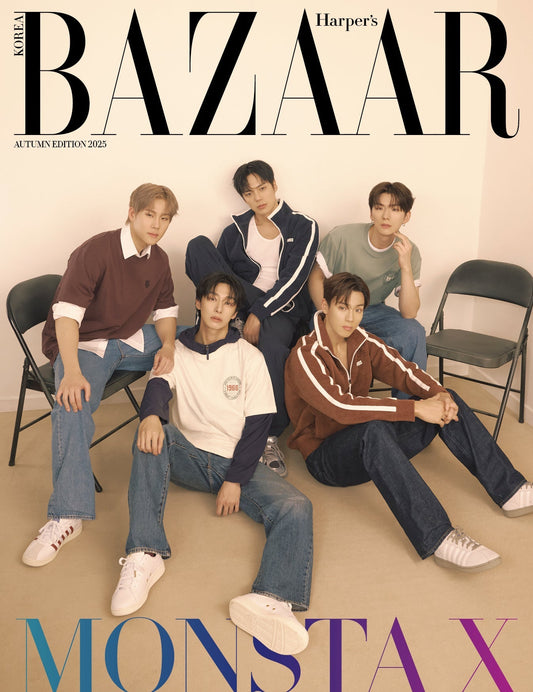 [Pre-Order] MONSTA X - BAZAAR MAGAZINE 2025 AUTUMN EDITION ISSUE