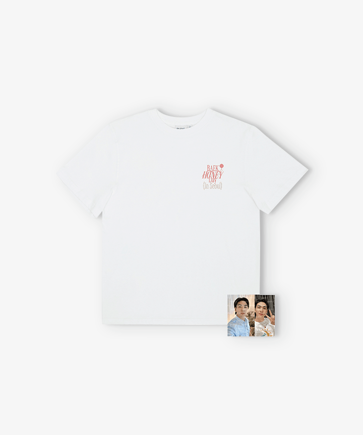 BAEKHO - BAEKHoney DAY 2023 MINI CONCERT IN SEOUL OFFICIAL MD S/S T-SHIRT