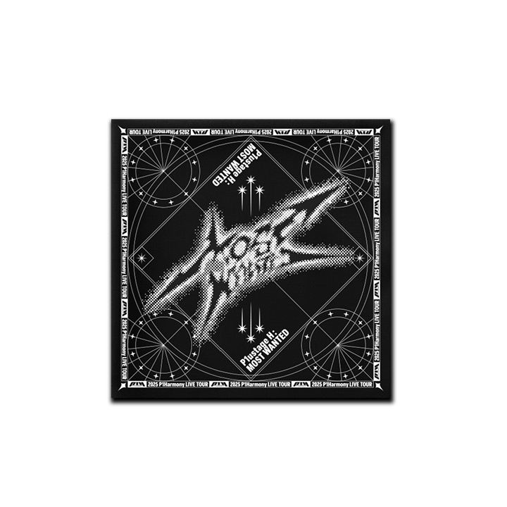 [Pre-Order] P1HARMONY - P1USTAGE H : MOST WANTED OFFICIAL MD BANDANA