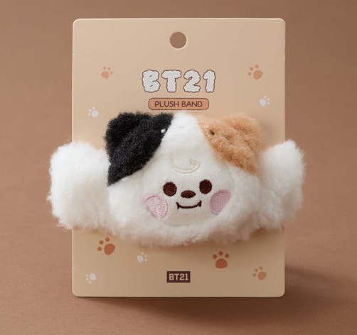 [Pre-Order] BT21 - BABY MORE FLUFFY FACE DOLL BAND