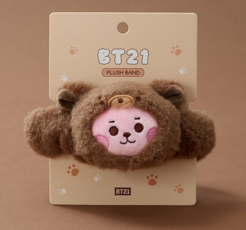 [Pre-Order] BT21 - BABY MORE FLUFFY FACE DOLL BAND
