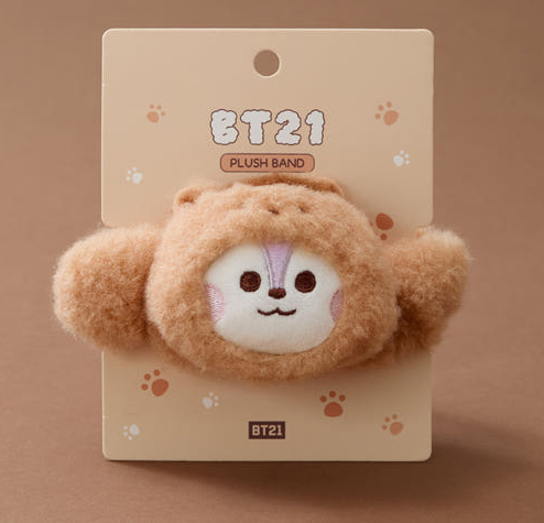 [Pre-Order] BT21 - BABY MORE FLUFFY FACE DOLL BAND