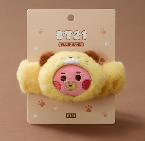 [Pre-Order] BT21 - BABY MORE FLUFFY FACE DOLL BAND
