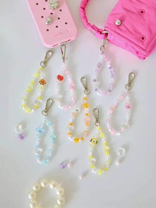 [Pre-Order] BT21 - BABY PEARL BEADS KEYRING