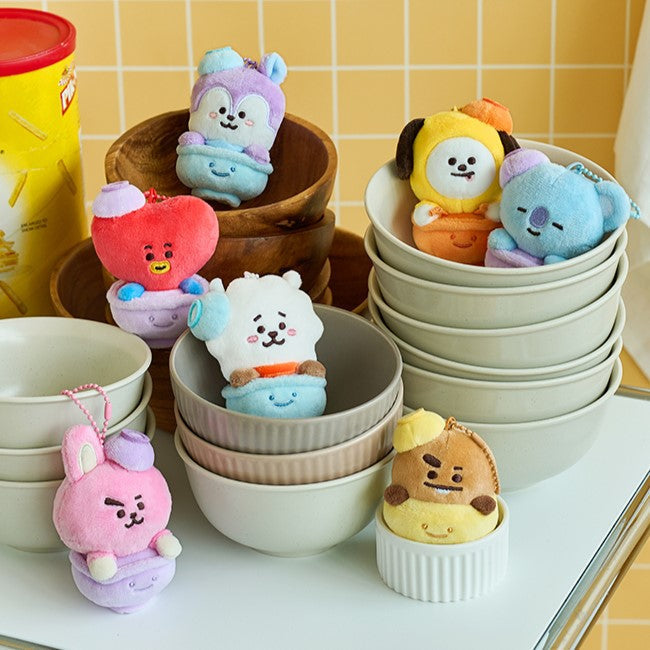 BT21 - WELCOME PARTY MD RICE BOWL DOLL KEYRING S