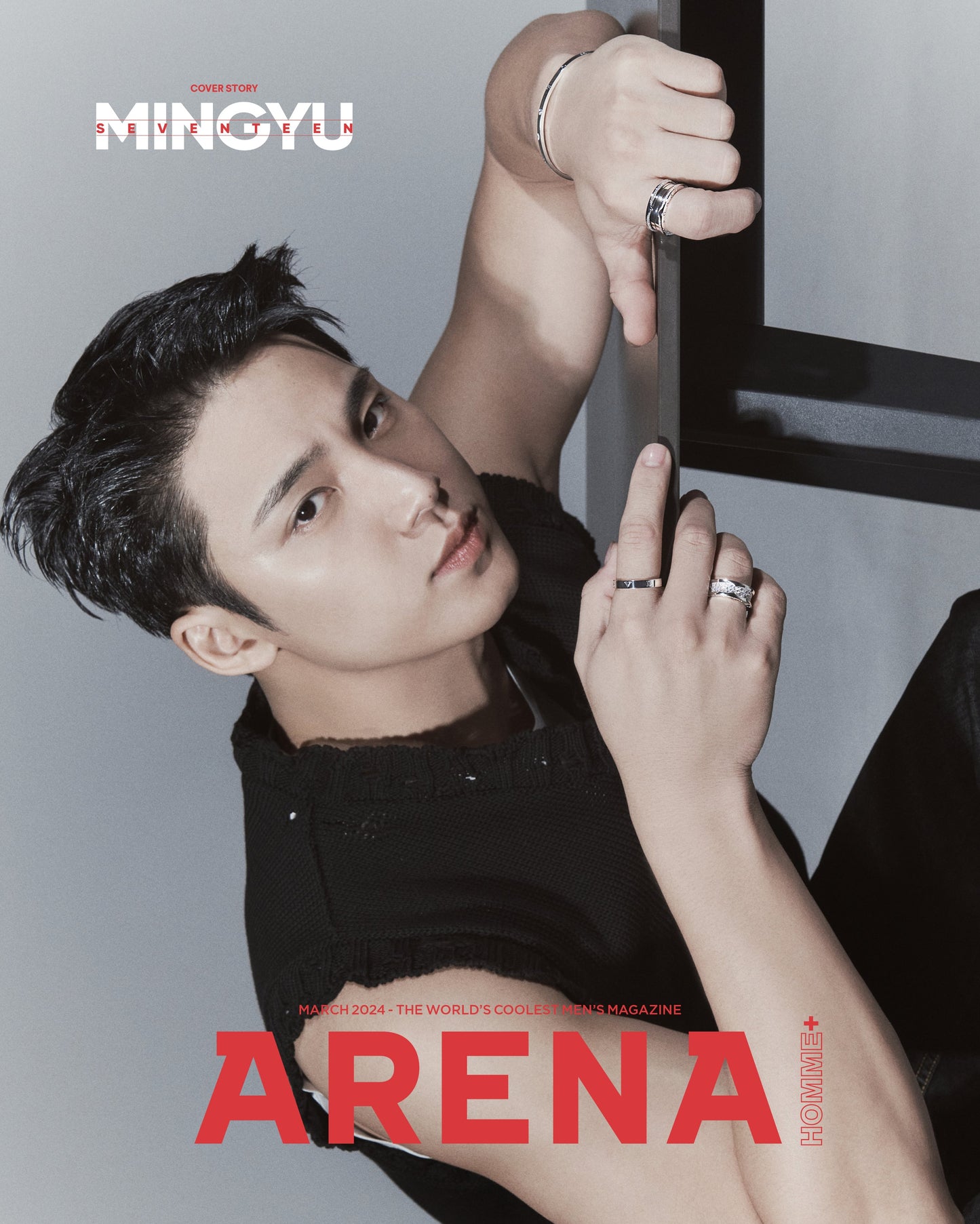 SEVENTEEN MINGYU ARENA HOMME MAGAZINE 2024 MARCH ISSUE