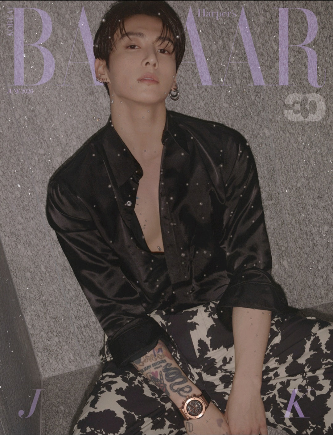 BTS JUNG KOOK - BAZAAR MAGAZINE 2026 JUNE ISSUE PACKAGE SET (6ea)