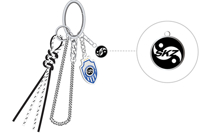 [Pre-Order] STRAY KIDS - KARMA POP UP STORE OFFICIAL MD CEREMONY METAL KEYRING