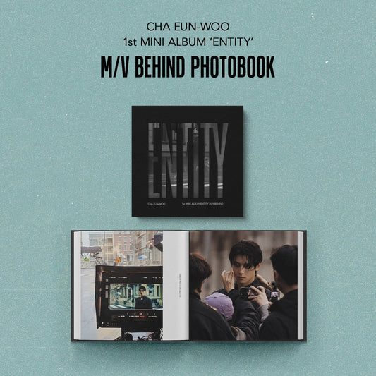 [Pre-Order] CHA EUN WOO - ENTITY 1ST MINI ALBUM M/V BEHIND PHOTOBOOK OFFICIAL MD PHOTOBOOK