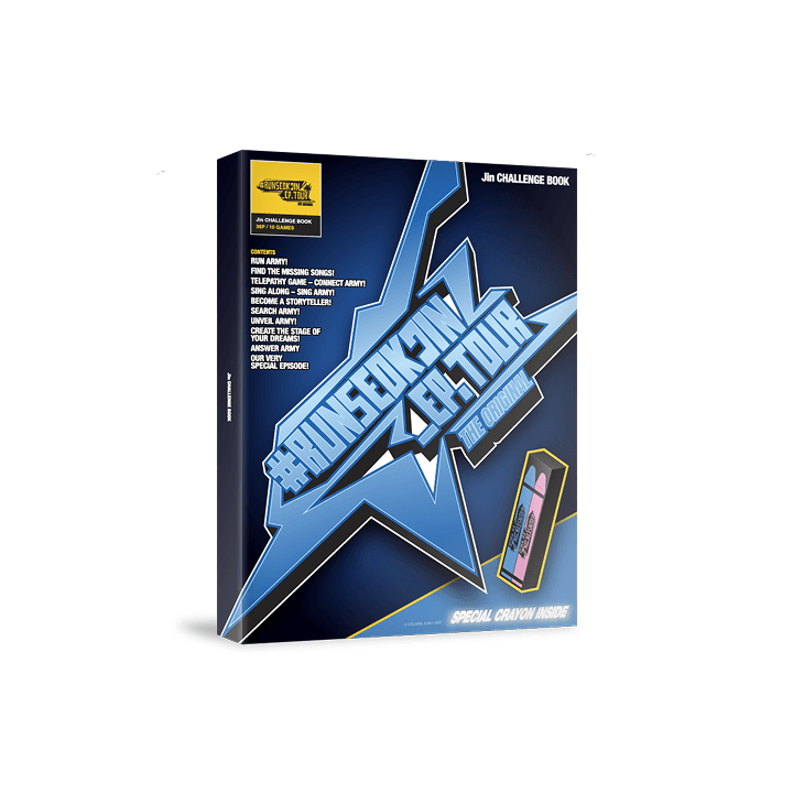 [Pre-Order] BTS JIN - #RUNSEOKJIN_EP.TOUR IN GOYANG CHALLENGE BOOK