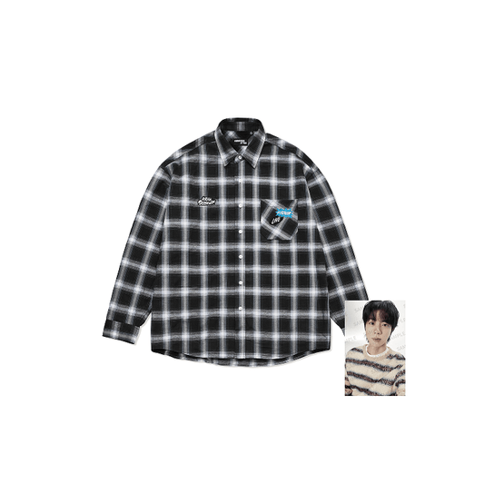 [Pre-Order] BTS JIN - RUNSEOKJIN OFFICIAL MD CHECK SHIRT