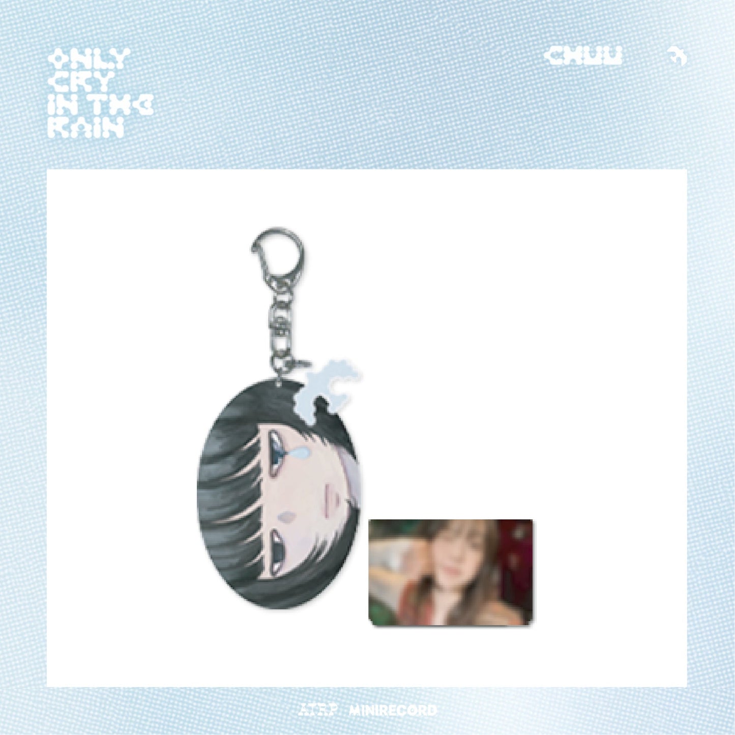 [Pre-Order] CHUU - ONLY CRY IN THE RAIN OFFICIAL MD MIRROR KEYRING