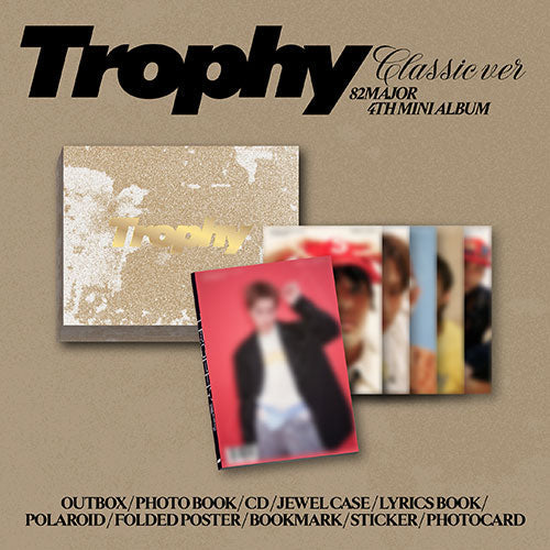 [Pre-Order] 82MAJOR - TROPHY 4TH MINI ALBUM CLASSIC VER