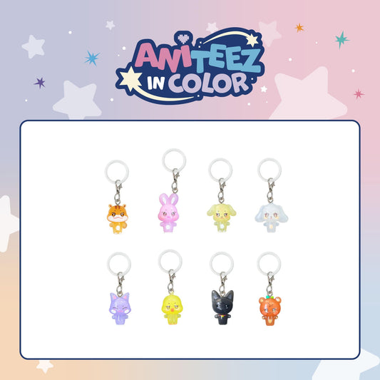 [Pre-Order] ATEEZ - ANITEEZ IN COLOR POP UP OFFICIAL MD CLEAR MASCOT CHARM (RANDOM)