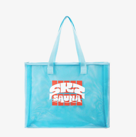 [Pre-Order] STRAY KIDS - 2025 JAPAN POP-UP STORE OFFICIAL MD CLEAR MESH TOTE BAG