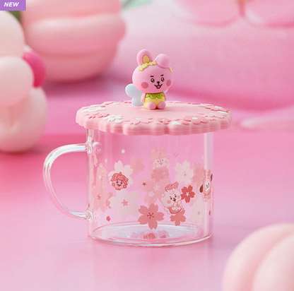 BT21 - BABY SPRING FAIRY GLASS CUP & LID(340ml)