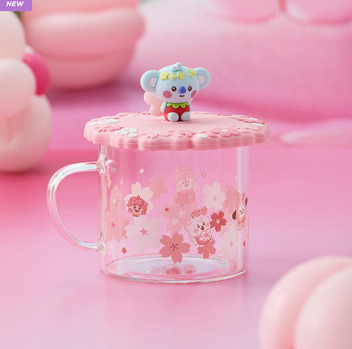 BT21 - BABY SPRING FAIRY GLASS CUP & LID(340ml)