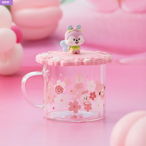 BT21 - BABY SPRING FAIRY GLASS CUP & LID(340ml)