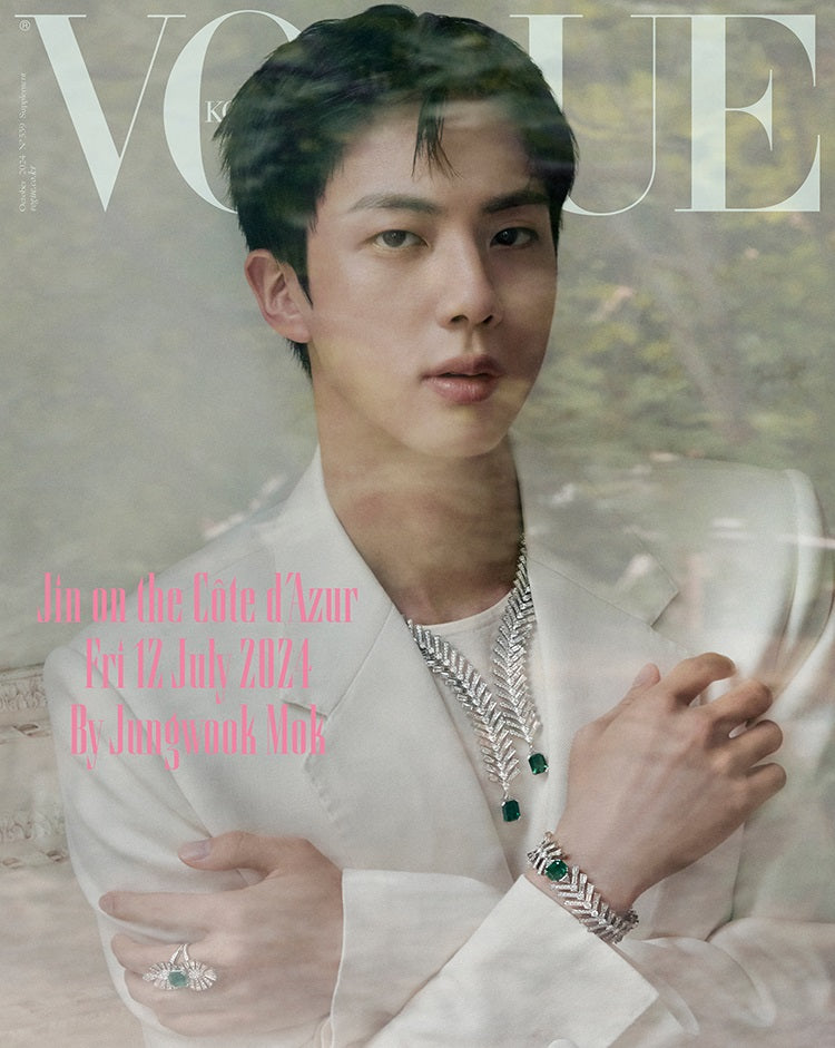 BTS JIN - VOGUE 2024 OCTOBER ISSUE