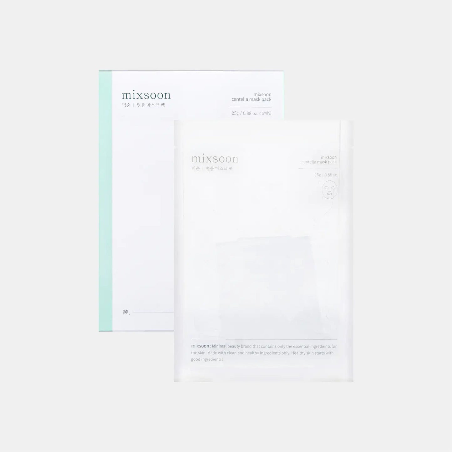 mixsoon Centella Mask Pack (5 unidades)