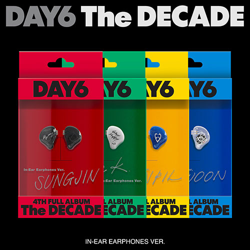 [Pre-Order] DAY6 - THE DECADE 4TH ALBUM IN-EAR EARPHONE VER RANDOM