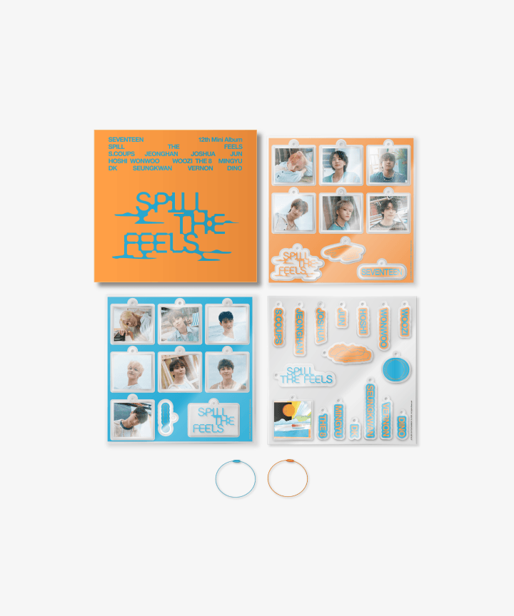 SEVENTEEN - SPILL THE FEELS 12TH MINI ALBUM OFFICIAL MD DIY ACRYLIC PHOTO KEYRING SET FEEL YOU VER