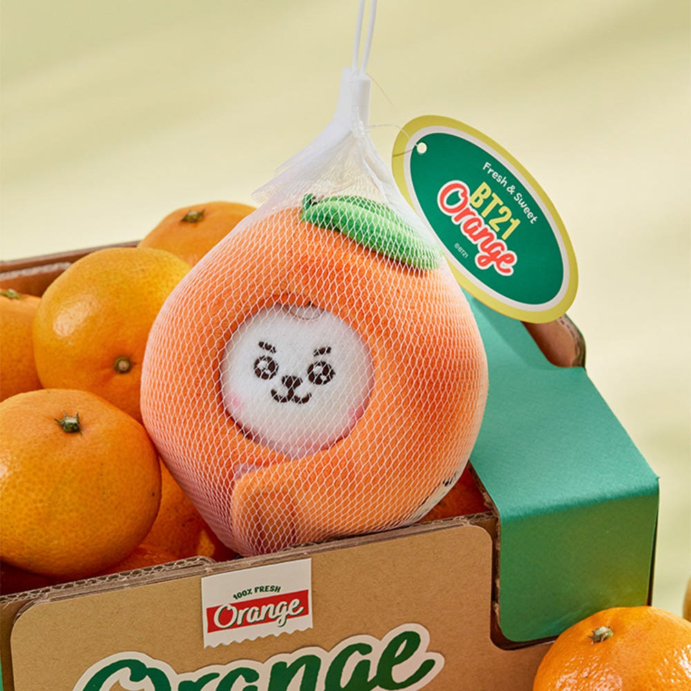 BT21 - ORANGE PARTY OFFICIAL MD BABY DOLL KEYRING