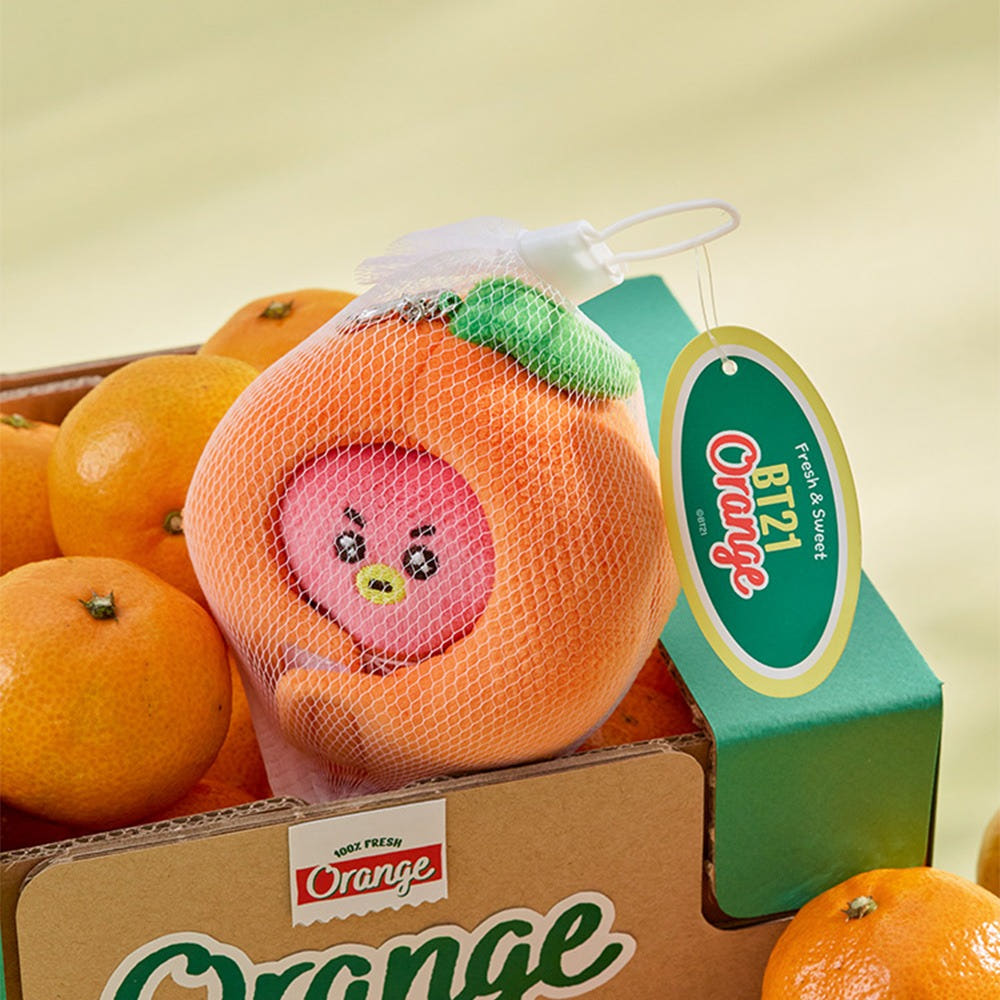 BT21 - ORANGE PARTY OFFICIAL MD BABY DOLL KEYRING