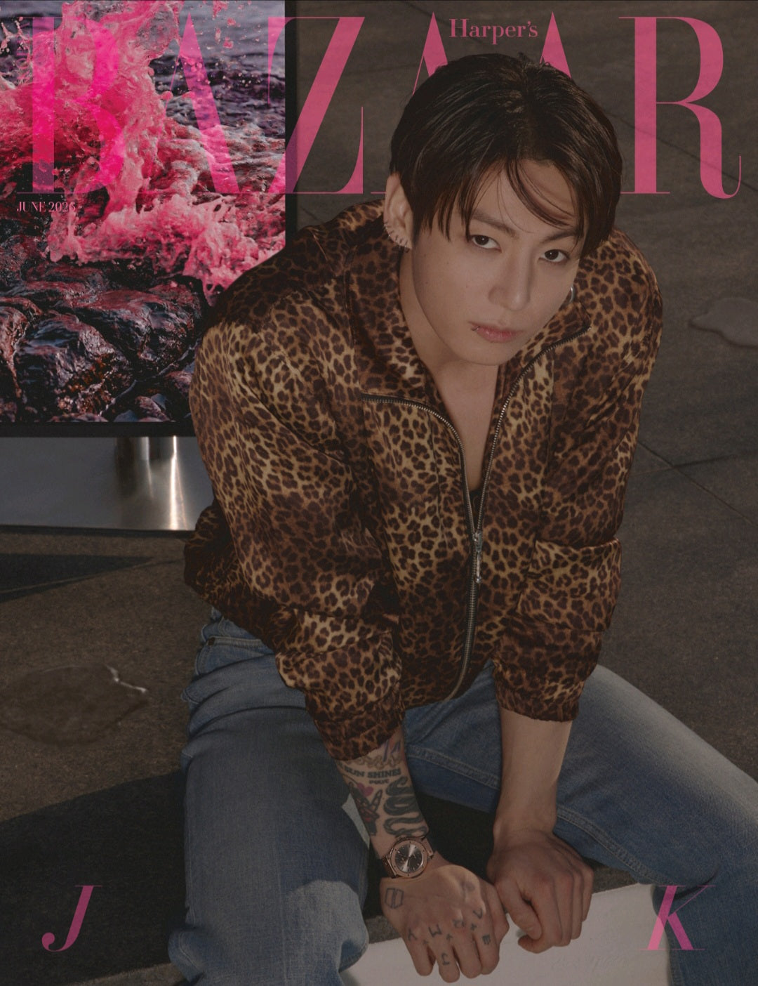 BTS JUNG KOOK - BAZAAR MAGAZINE 2026 JUNE ISSUE PACKAGE SET (6ea)