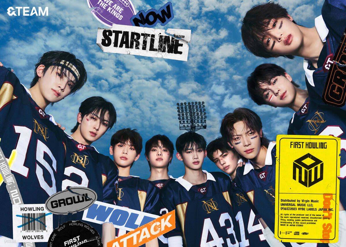 &TEAM - FIRST HOWLING NOW JAPAN 1ST ALBUM