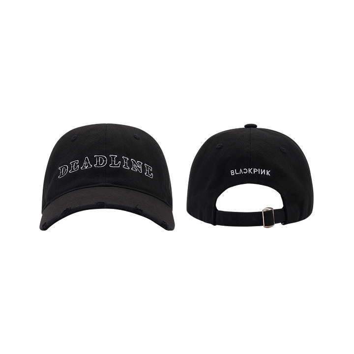[2nd Pre-Order] BLACKPINK - DEADLINE WORLD TOUR IN SEOUL OFFICIAL MD EMBROIDERED LOGO BALLCAP
