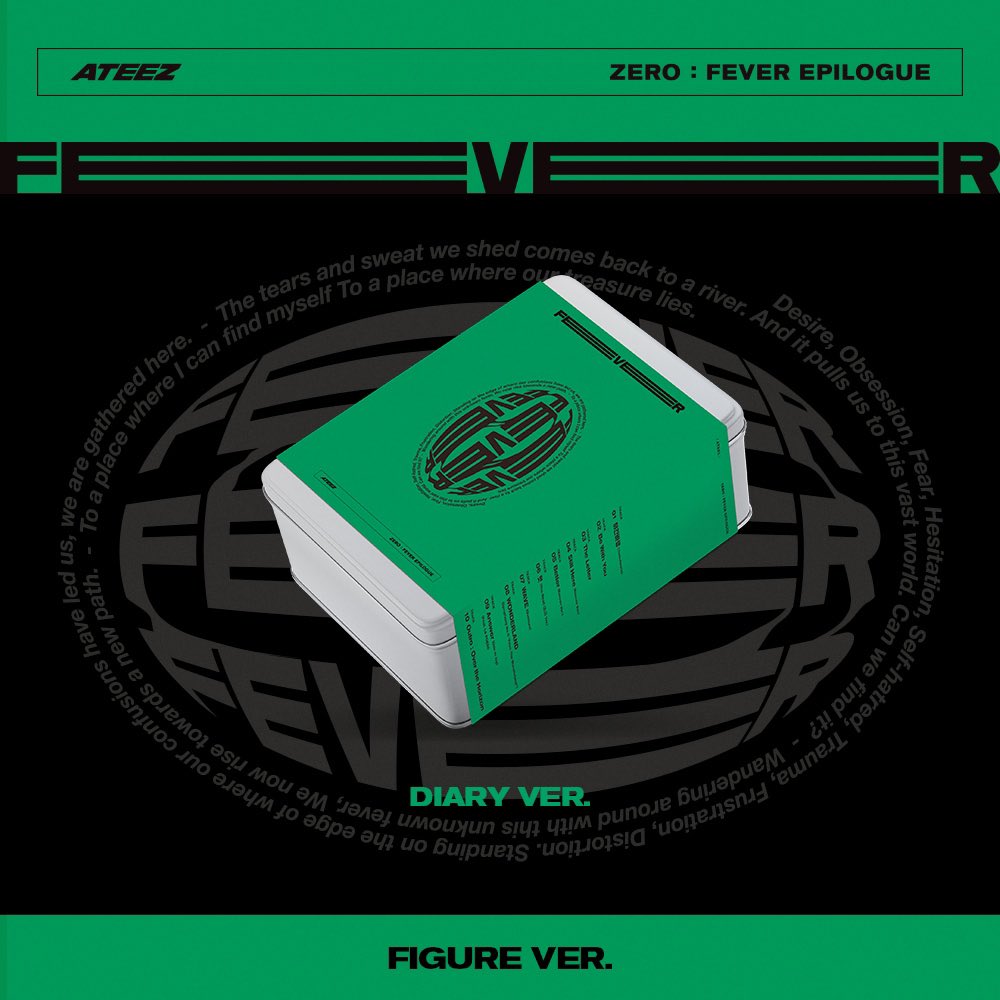 [Pre-Order] ATEEZ - ZERO : FEVER EPILOGUE 8TH MINI ALBUM FIGURE DIARY VER