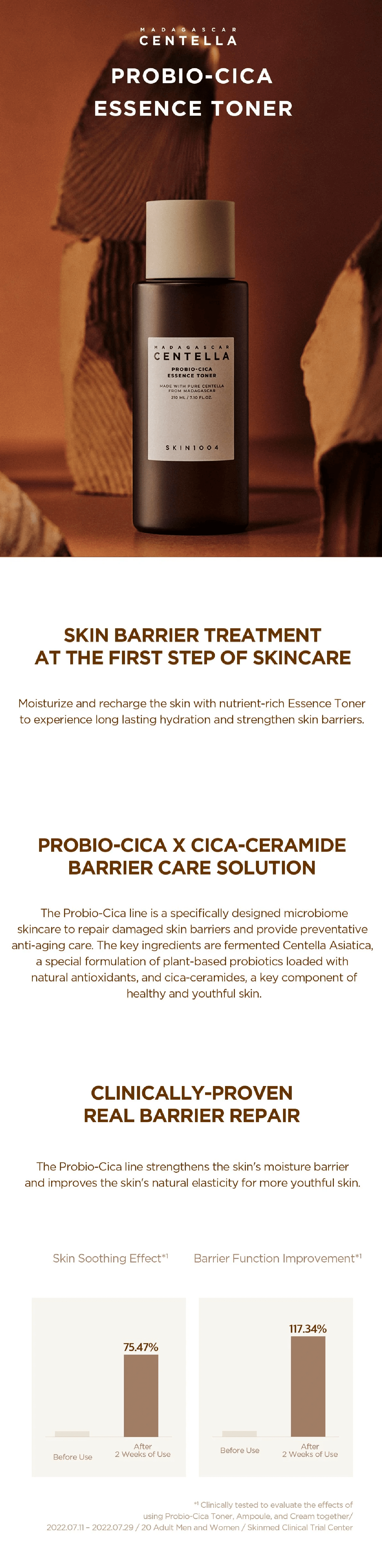 SKIN1004 Madagascar Centella Probio-Cica Essence Toner