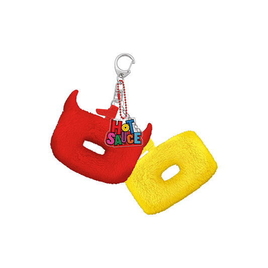 BABYMONSTER - HOTSAUCE OFFICIAL MD FLUFFY KEYRING