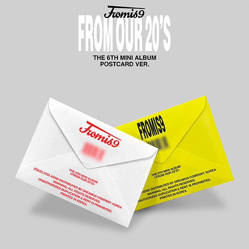 [Pre-Order] FROMIS_9 - FROM OUR 20'S THE 6TH MINI ALBUM POSTCARD VER