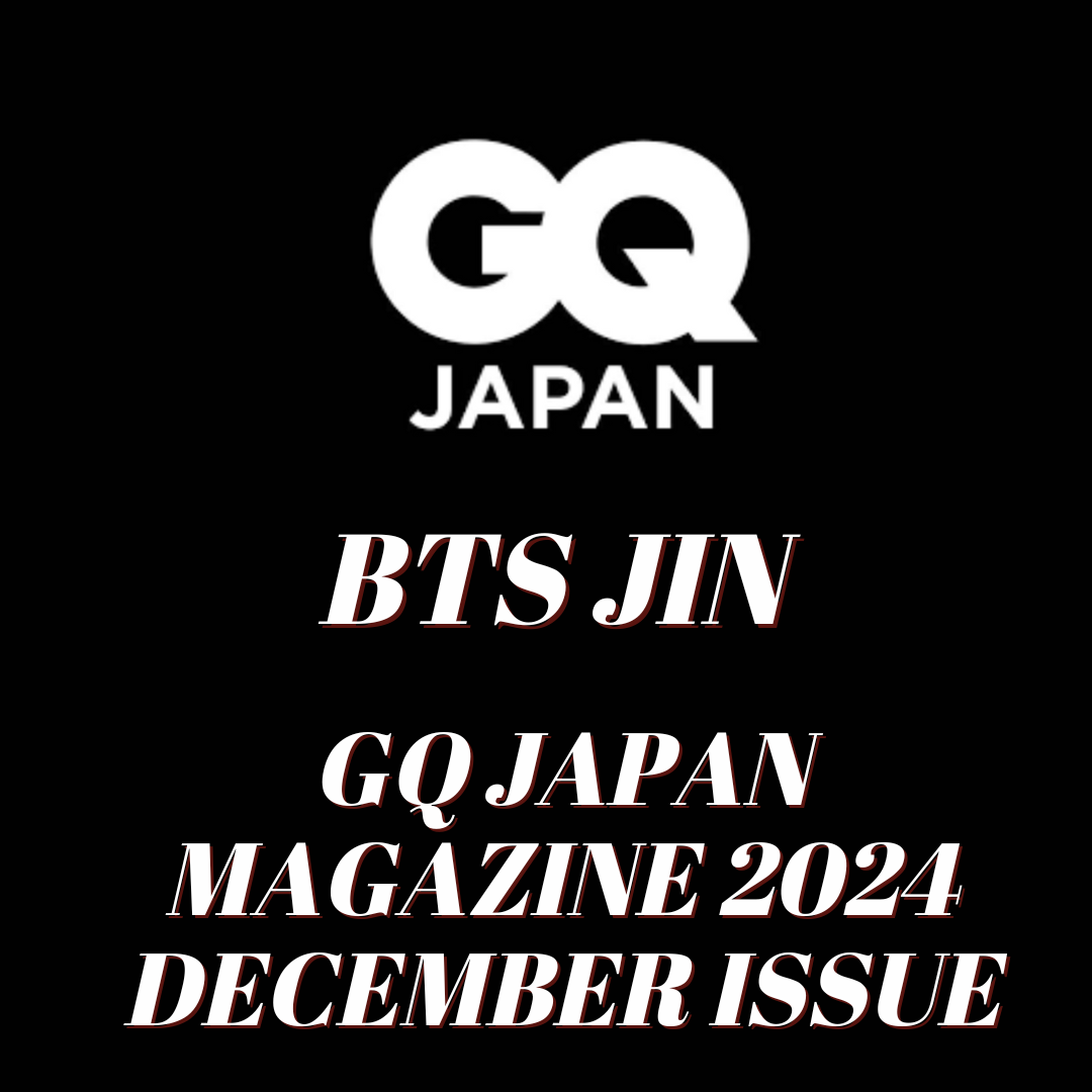 [Pre-Order] BTS JIN - GQ JAPAN MAGAZINE 2024 DECEMBER ISSUE